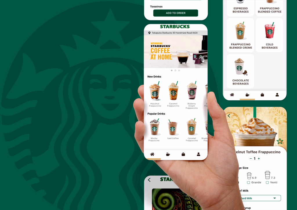 Starbucks App Redesign — key visual
